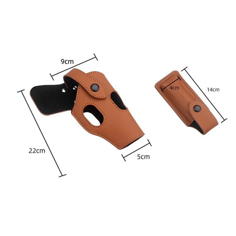 Tactical Concealed Holster Leather Underarm Shoulder Bag Right Hand Hidden Holster