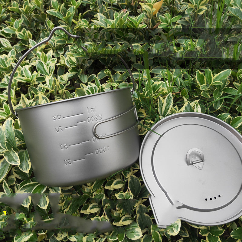 HPG CampEase Foldable Long/Short Handle Camping Pot