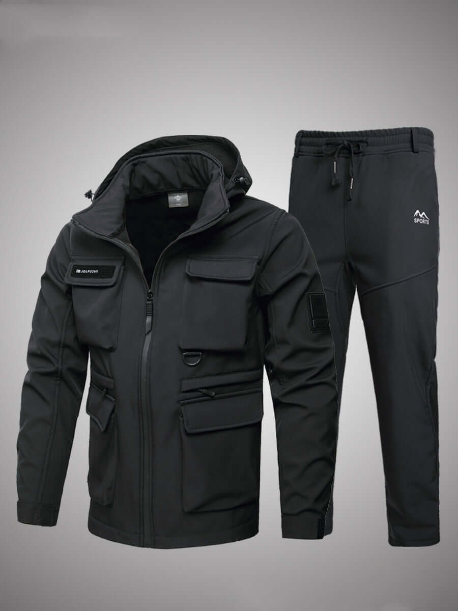 Men's Fleece-Lined Waterproof Work Suit