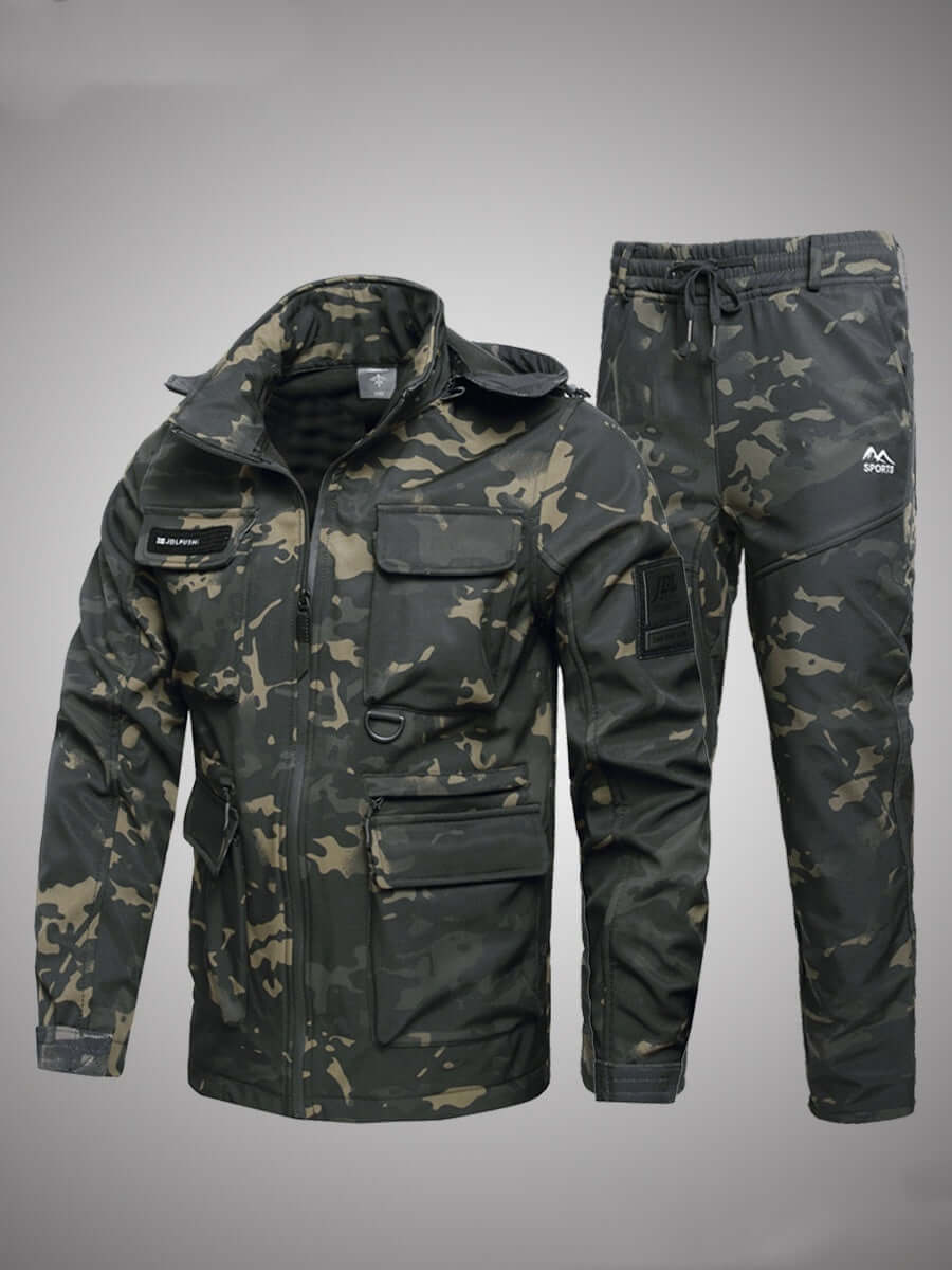 Men's Fleece-Lined Waterproof Work Suit