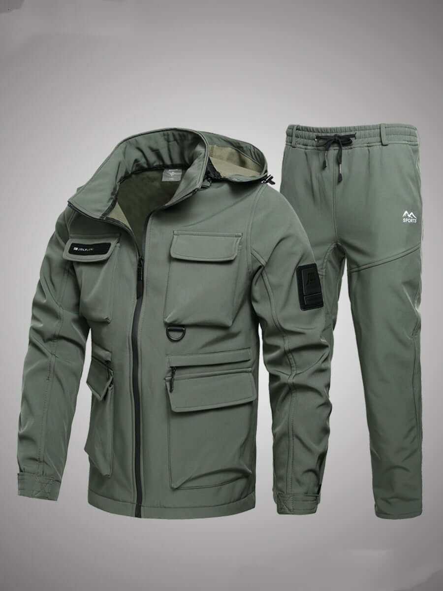 Men's Fleece-Lined Waterproof Work Suit