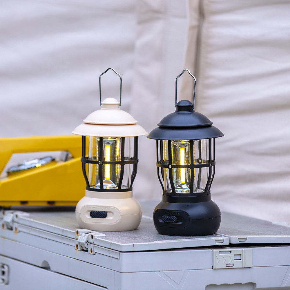 Camping Light Outdoor Ambience Vintage Horse Light Gift USB Charging Tent Lamp