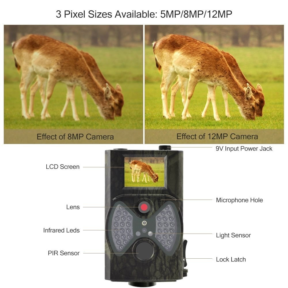 Hunting Trail Wildlife Camera HC300A Photo Trap Wireless IR LED Night Vision Infrared Cams Surveillance