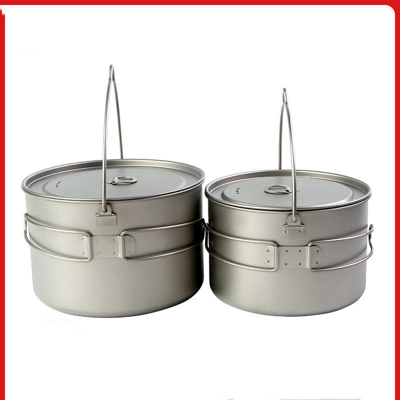 HPG CampEase Foldable Long/Short Handle Camping Pot