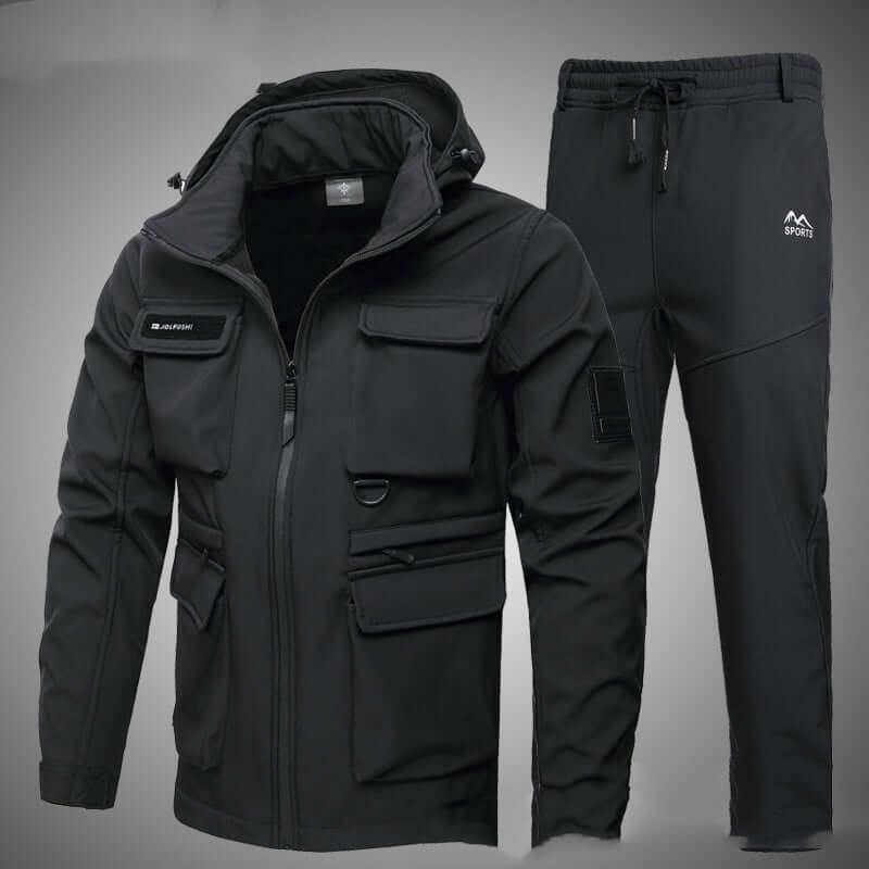 Men's Fleece-Lined Waterproof Work Suit