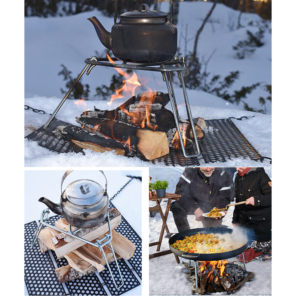 HPG GrillMate Portable Folding Camping Tri-pod Rack Stand