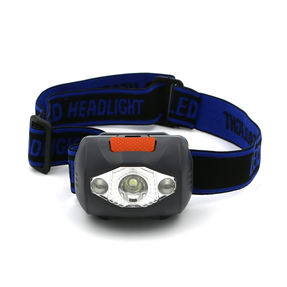 3 LED 800 Lumens 4 Modes Mini Headlamp Outdoor Waterproof Lantern For Hunting,Use AAA Battery