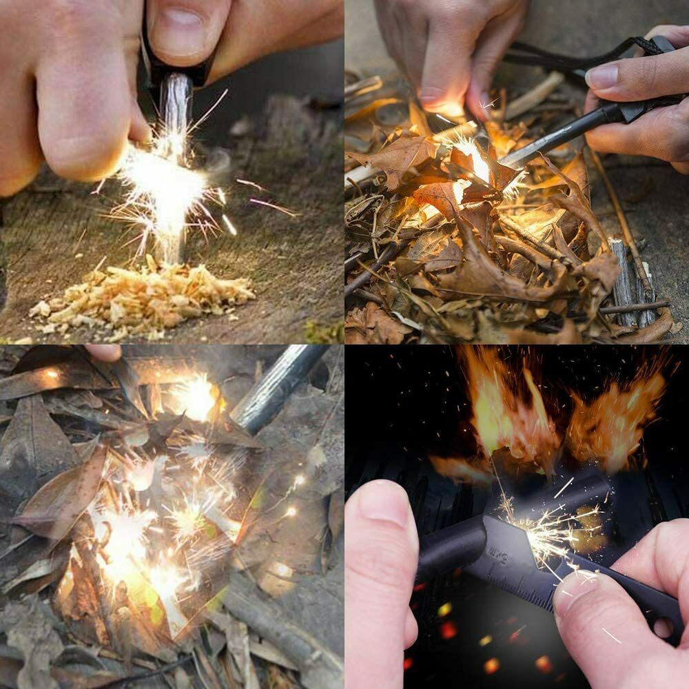 HPG IgnitePro Waterproof Firestarter: Flint Steel Striker Ferro Rod