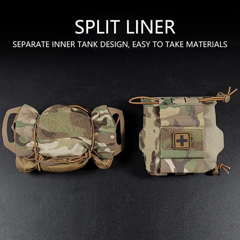 Tactical Military Pouch MOLLE Rapid Deployment First-aid Kit Survival Outdoor Hunting Emergency Medical Kit