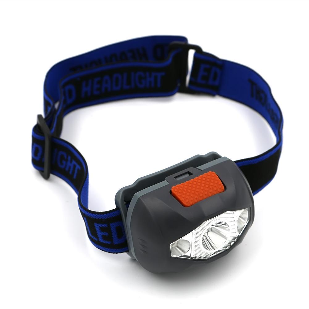 3 LED 800 Lumens 4 Modes Mini Headlamp Outdoor Waterproof Lantern For Hunting,Use AAA Battery