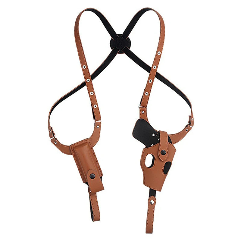 Tactical Concealed Holster Leather Underarm Shoulder Bag Right Hand Hidden Holster