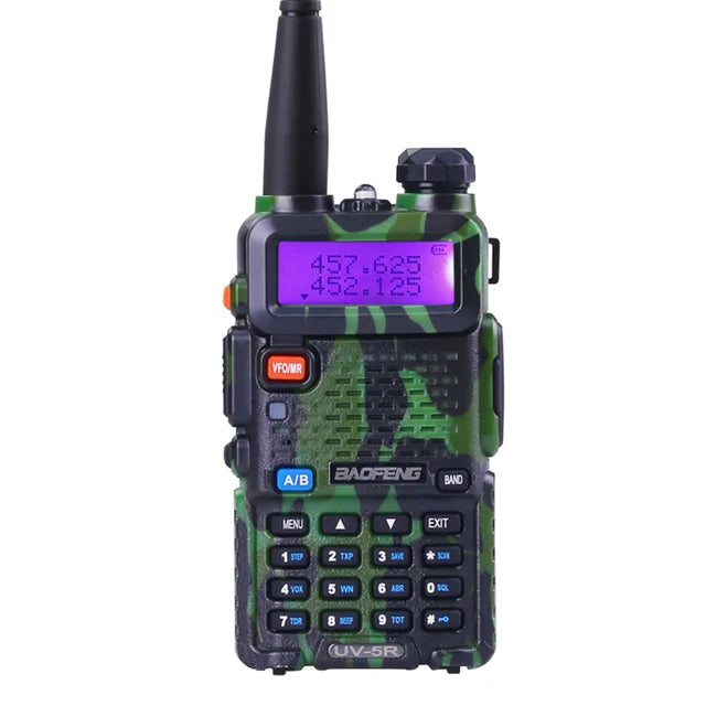 BaoFeng UV-5R Walkie Talkie Professional CB Radio Transceiver 128CH 5W VHF&UHF Handheld Hunting Radio