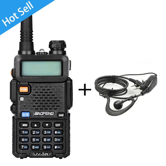 BaoFeng UV-5R Walkie Talkie Professional CB Radio Transceiver 128CH 5W VHF&UHF Handheld Hunting Radio