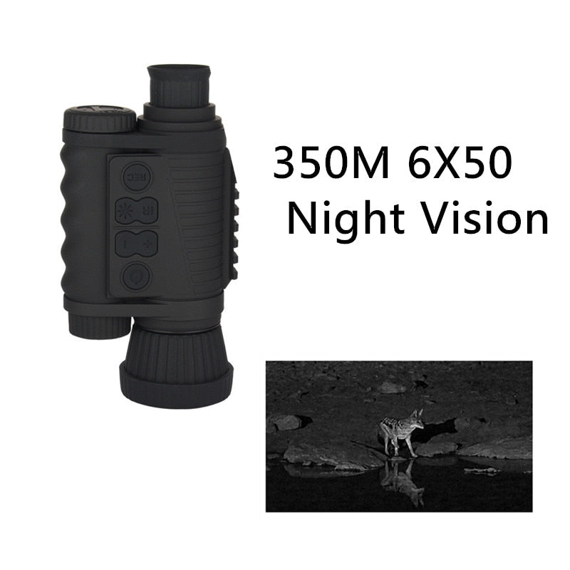 350M Range Handheld HD 6X50 Infrared Digital Night Vision Tactical IR Monocular For Outdoor Hunting Observation