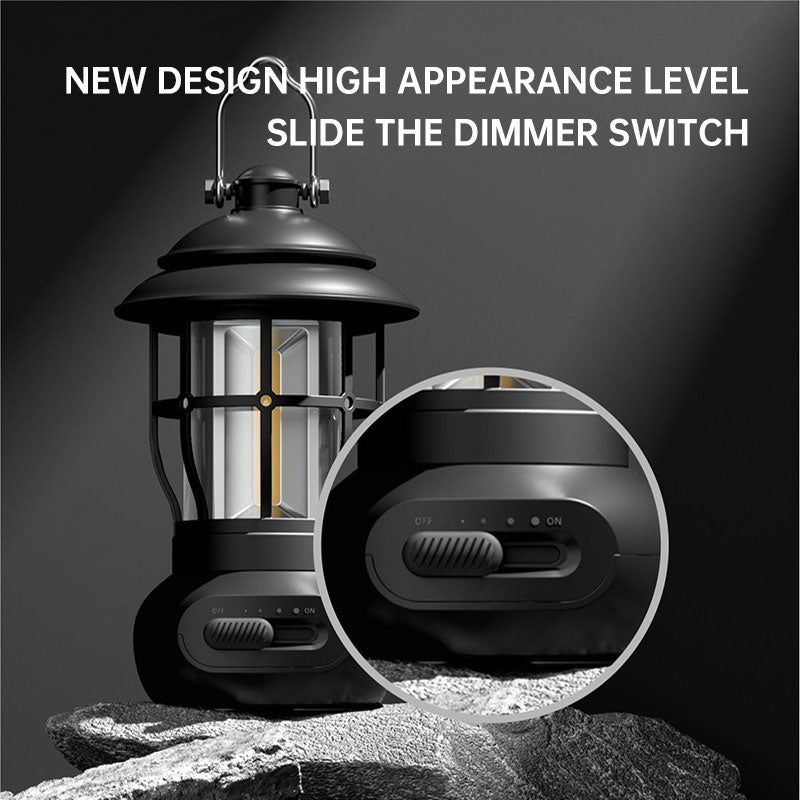 Camping Light Outdoor Ambience Vintage Horse Light Gift USB Charging Tent Lamp