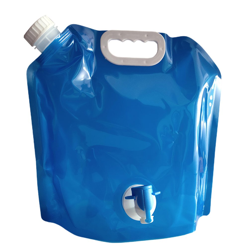 Outdoor Water Bags Foldable portable Drinking Camp Cooking Water Container Bag Carrier Car 5L/10L Faucet