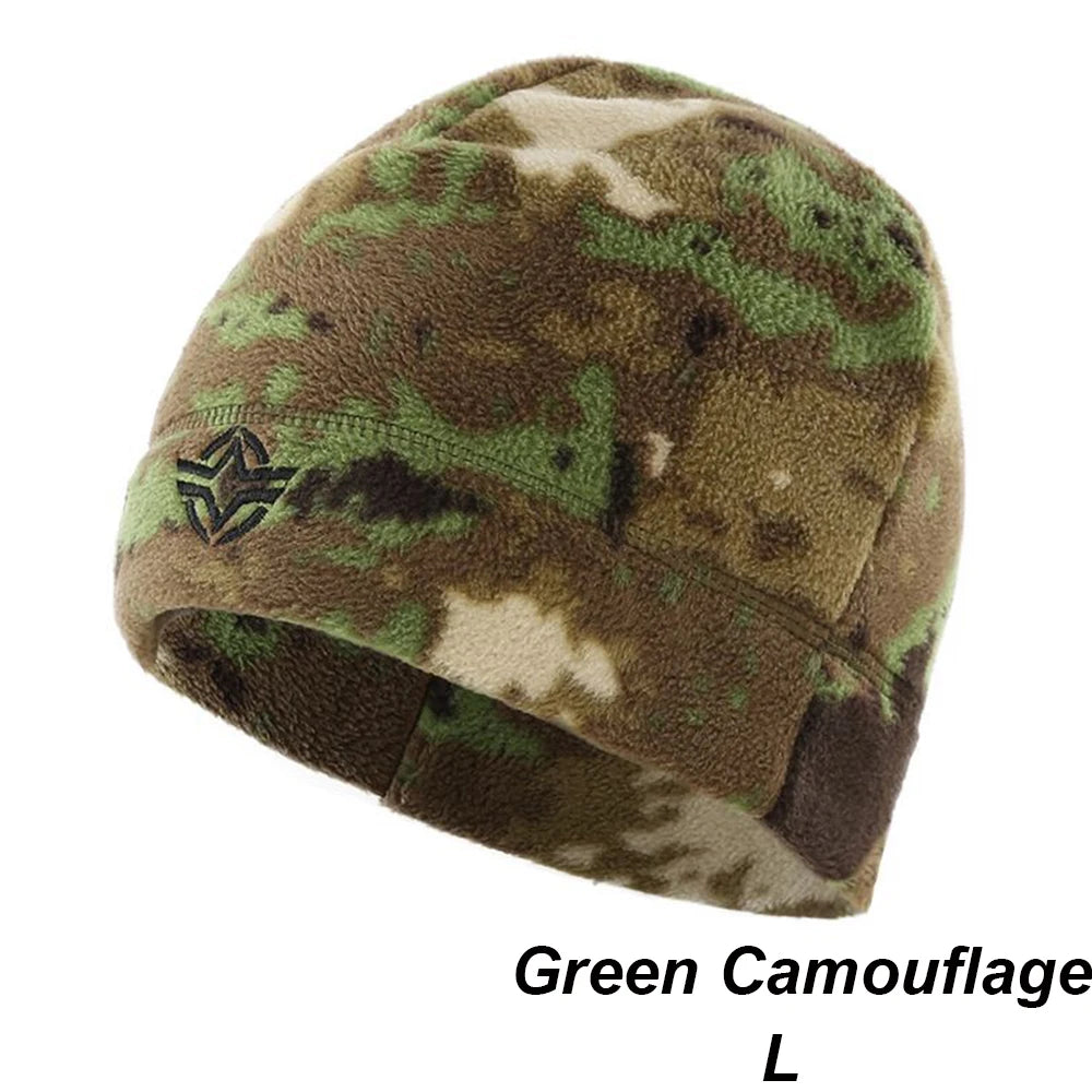 1 PC Unisex Warm Fleece Hats Winter Autumn Classic Outdoor Windproof Caps