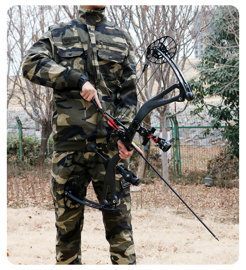 Carbon Invasion Cam Bow Professional Shooting Quasi Archery Outdoor Carbon Fiber Pulley Bow Powerful Archery Carbon Suspension Bow