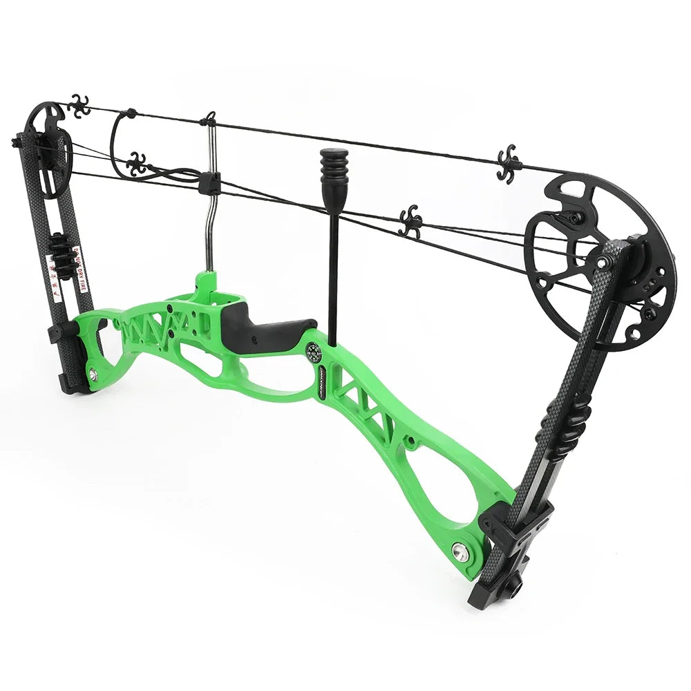 M126 Archery Compound Bow Set 0-70lbs Adjustable Let-off 80% Arrow IBO Speed 320 Competitive Hunting Shooting