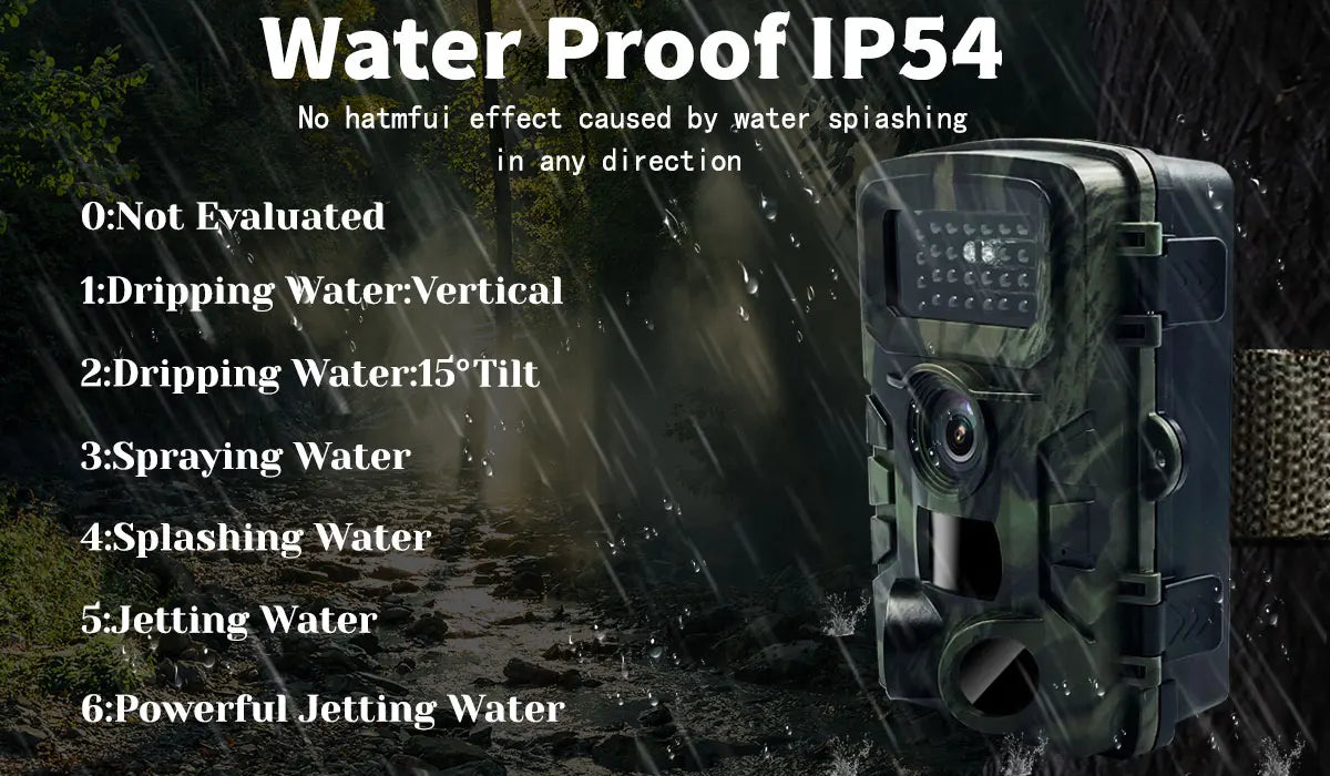 1080P/30fps Wireless Trail Camera Hunting Cameras 16MP HD Waterproof Wildlife Infrared Night Vision Surveillance Trap Camera