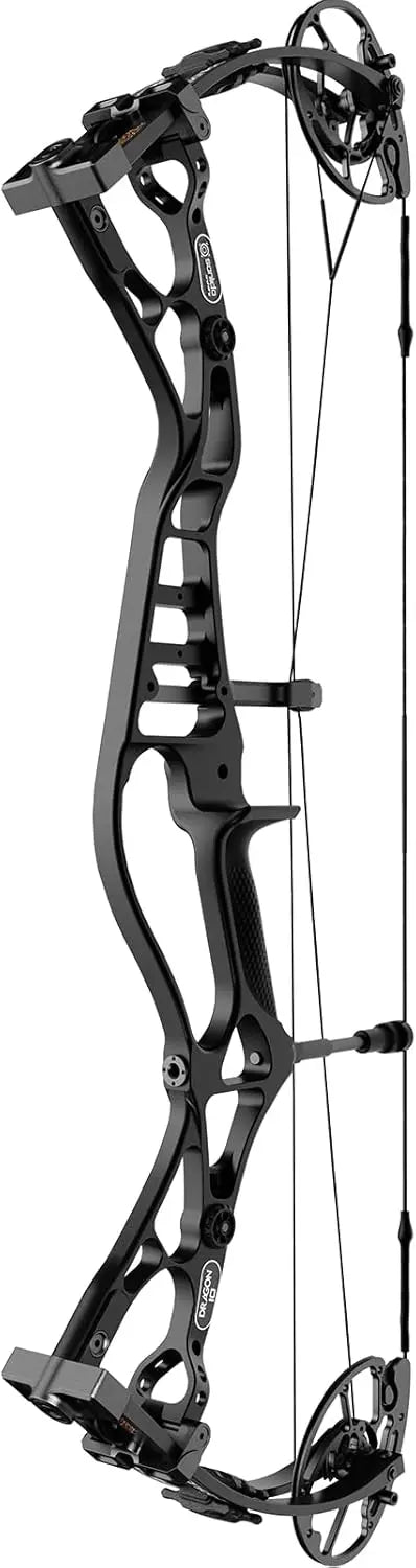 Bare Bow 50-60# Black Medium Cam(27"-30")Dragon 10 Flagship Top of The Line Hunting Compound Bow Kit for Adults