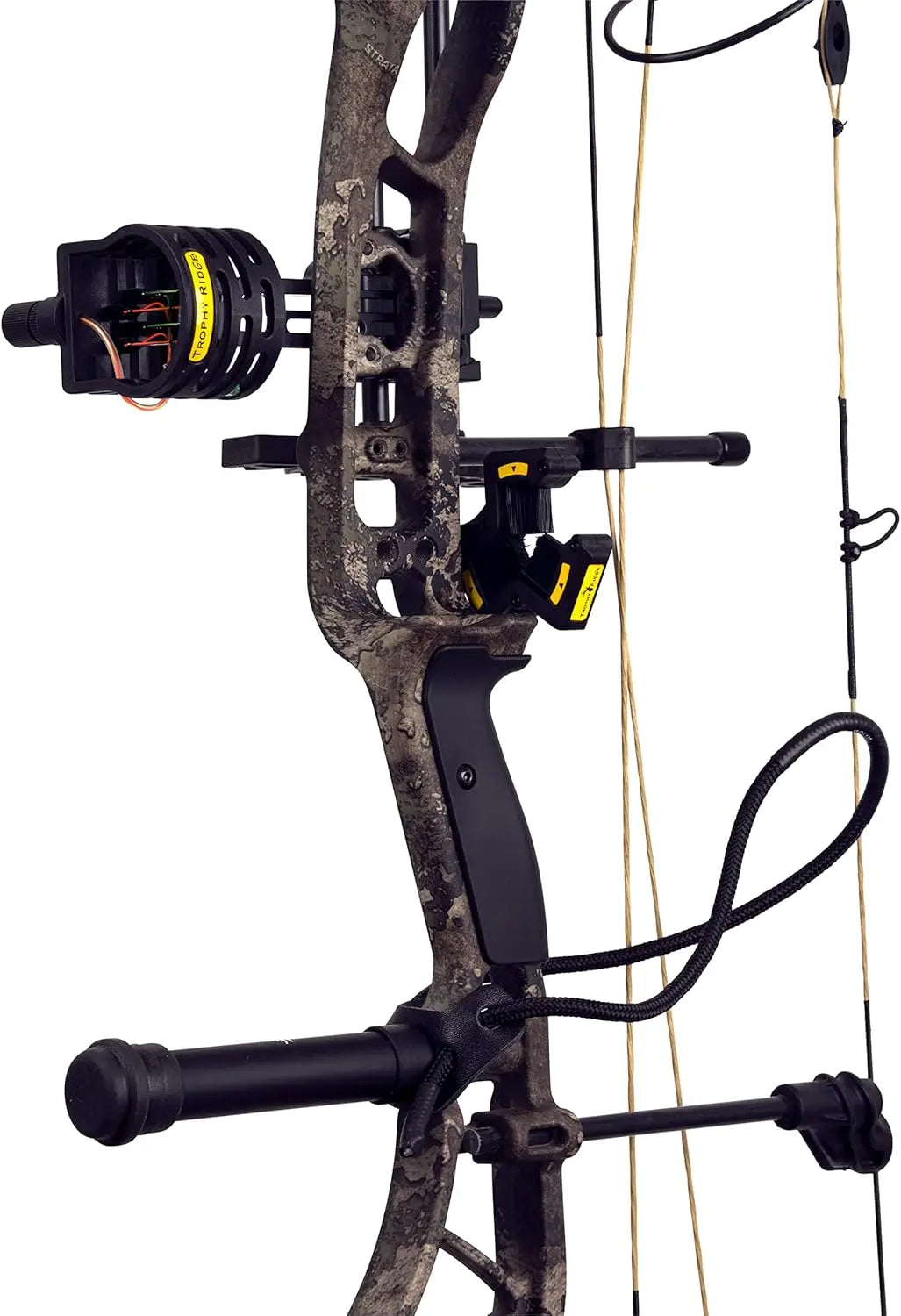 Right Hand True Timber Strata 60 lb. Adult Compound Bow Package Designed by The Hunting Public