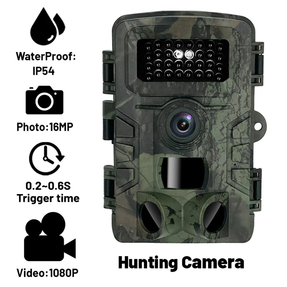 1080P30fps Wireless Trail Camera Hunting Cameras 16MP HD