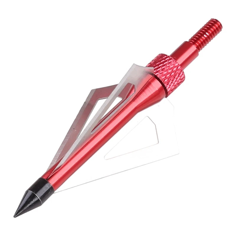 12 Pack 125 Grain 3 Fixed Blade Hunting- Broadheads Archery for Arrow Tips for Compound Bow- Great Performance
