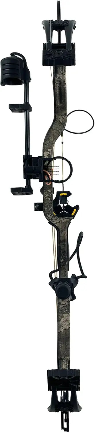 Right Hand True Timber Strata 60 lb. Adult Compound Bow Package Designed by The Hunting Public