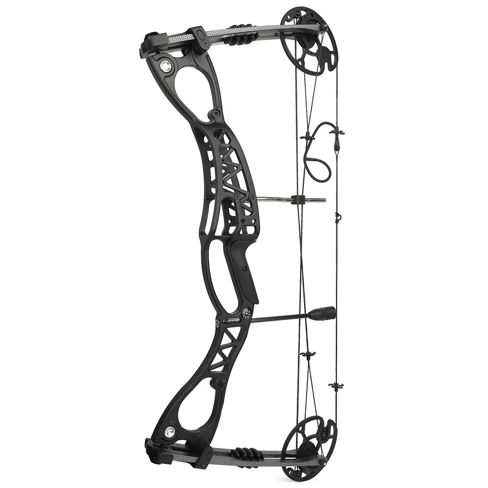 M126 Archery Compound Bow Set 0-70lbs Adjustable Let-off 80% Arrow IBO Speed 320 Competitive Hunting Shooting