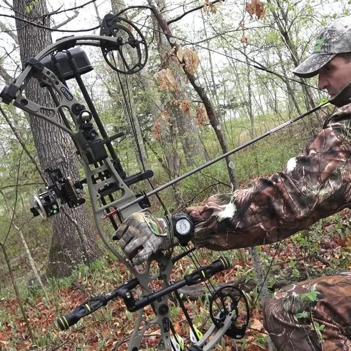 Bare Bow 50-60# Black Medium Cam(27"-30")Dragon 10 Flagship Top of The Line Hunting Compound Bow Kit for Adults