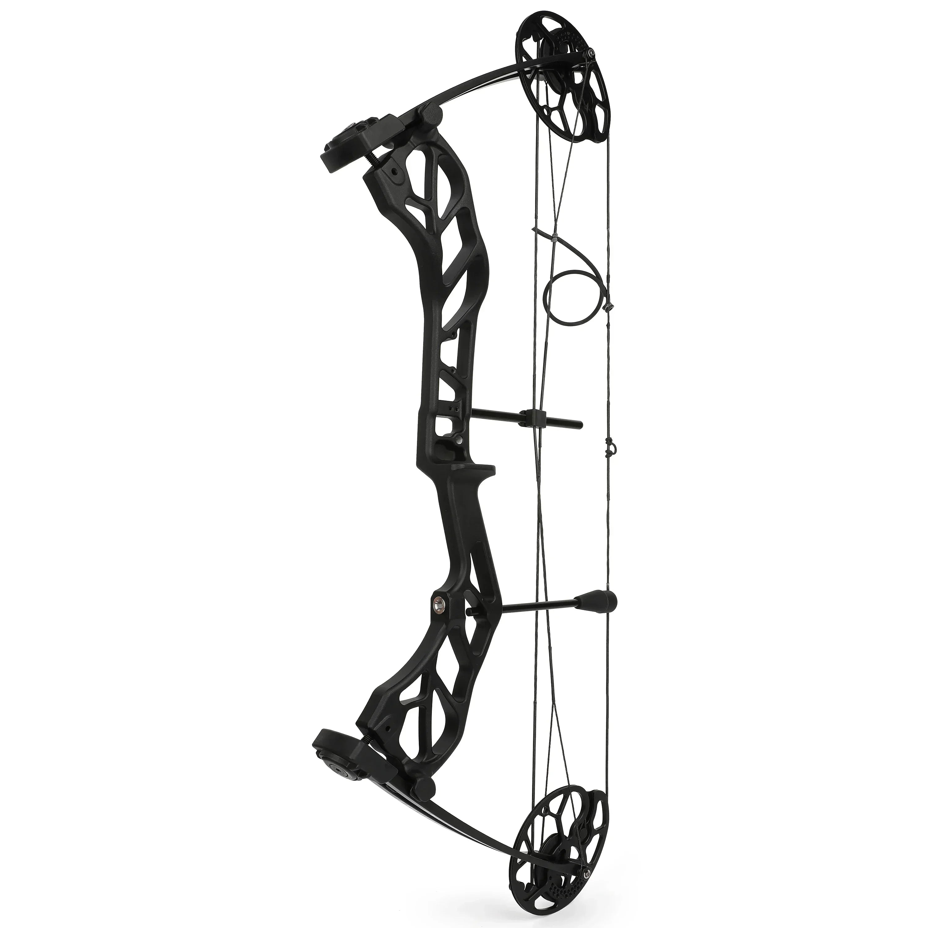19-70Lbs Compound Bow 320fps CNC Aluminum Alloy Bow Riser Dual Cam Archery Pulley Bow for Right Hand Shooting Hunting Target