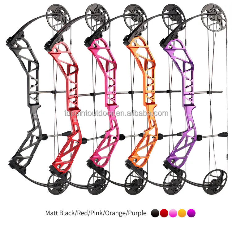 Archery T1 Compound Bow Hunting Bow And Arrow Package CNC Milling Archery Bow Riser And Cams RH And LH