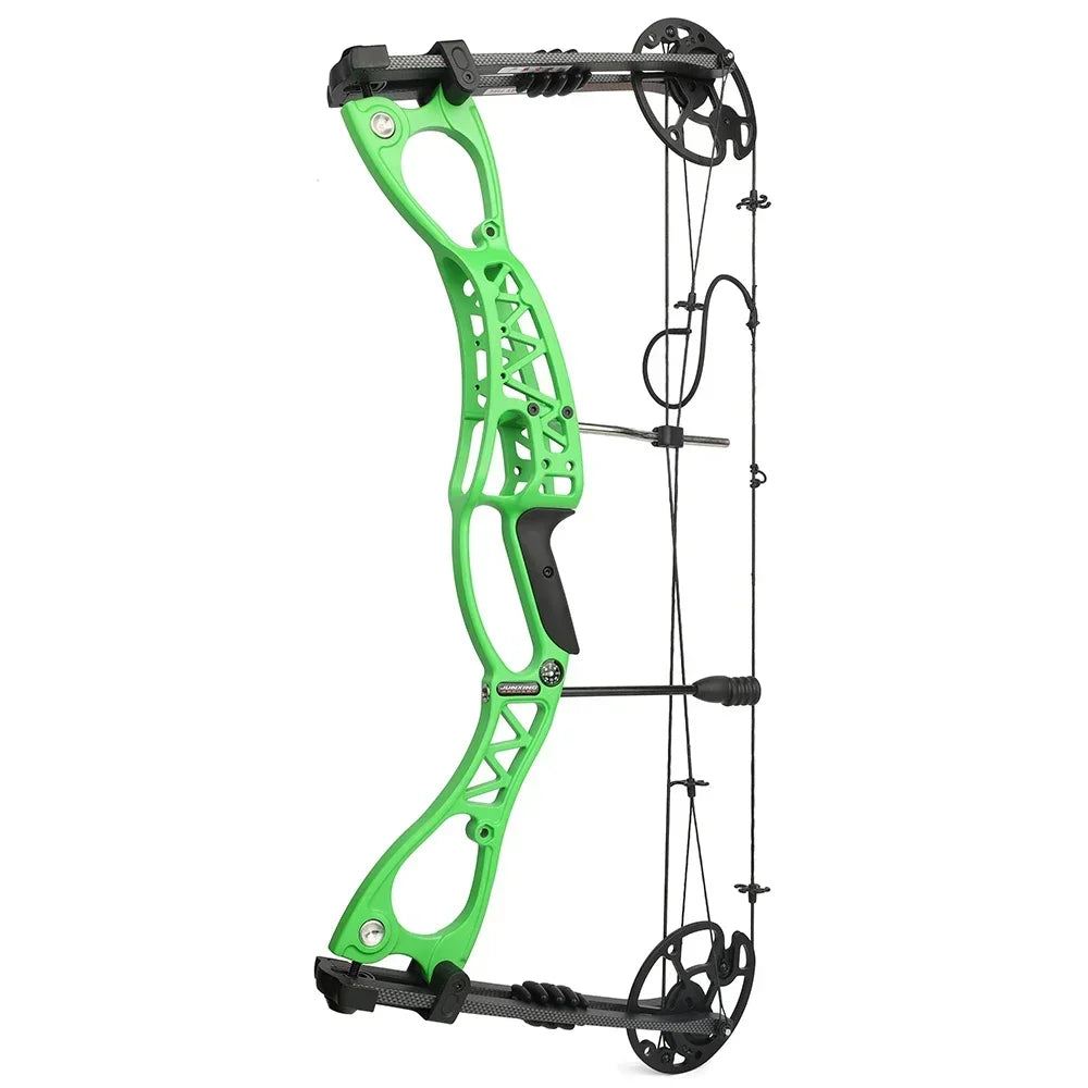 M126 Archery Compound Bow Set 0-70lbs Adjustable Let-off 80% Arrow IBO Speed 320 Competitive Hunting Shooting
