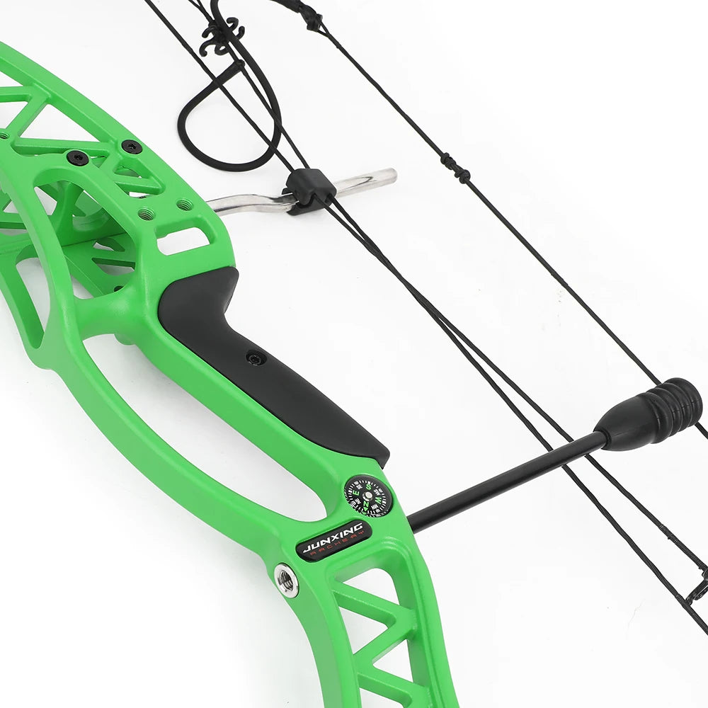 M126 Archery Compound Bow Set 0-70lbs Adjustable Let-off 80% Arrow IBO Speed 320 Competitive Hunting Shooting