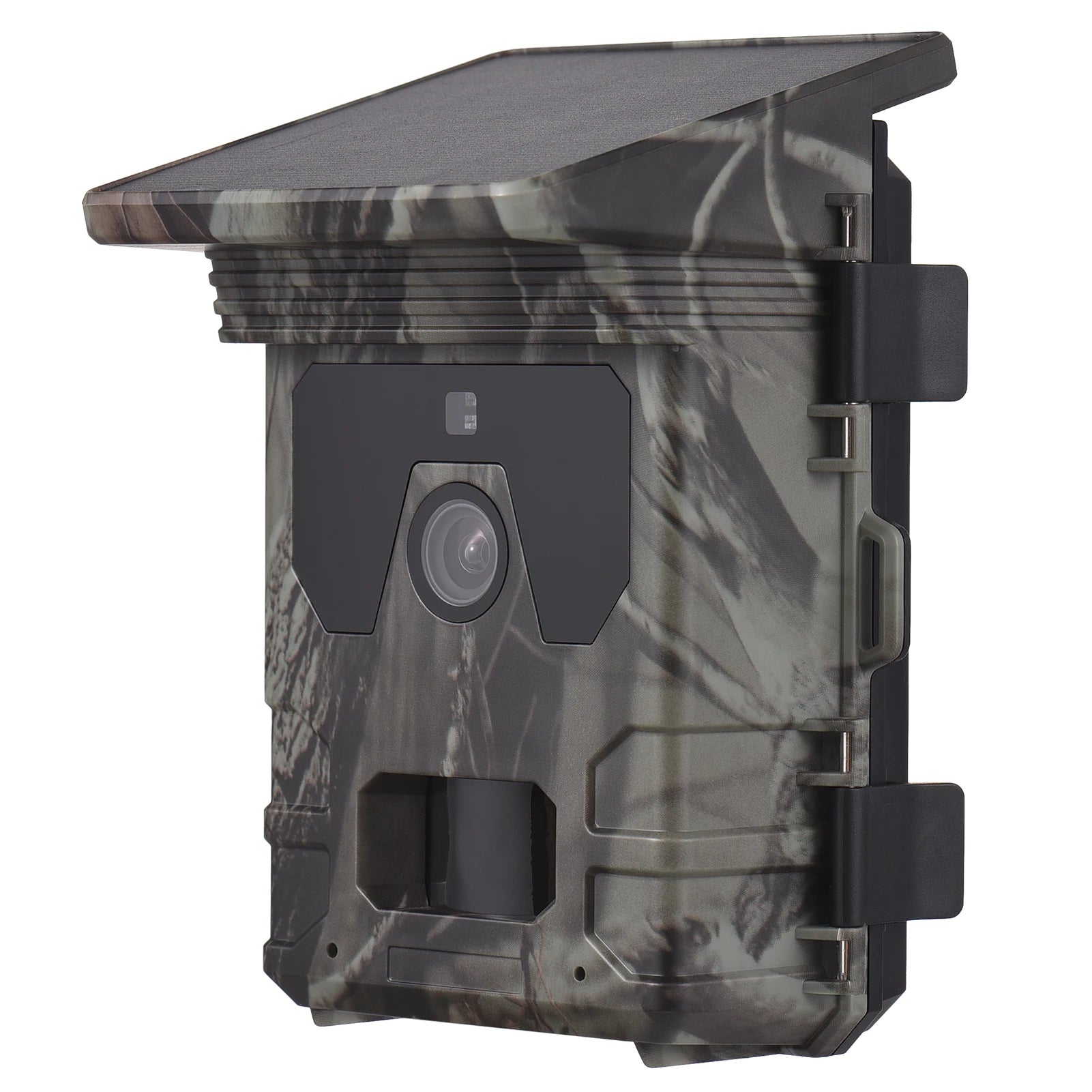 Solar Powered Night Vision Trail Camera 50MP 4K Hunting Cameras 0.3s Trigger Time for Wildlife Monitoring Hunting