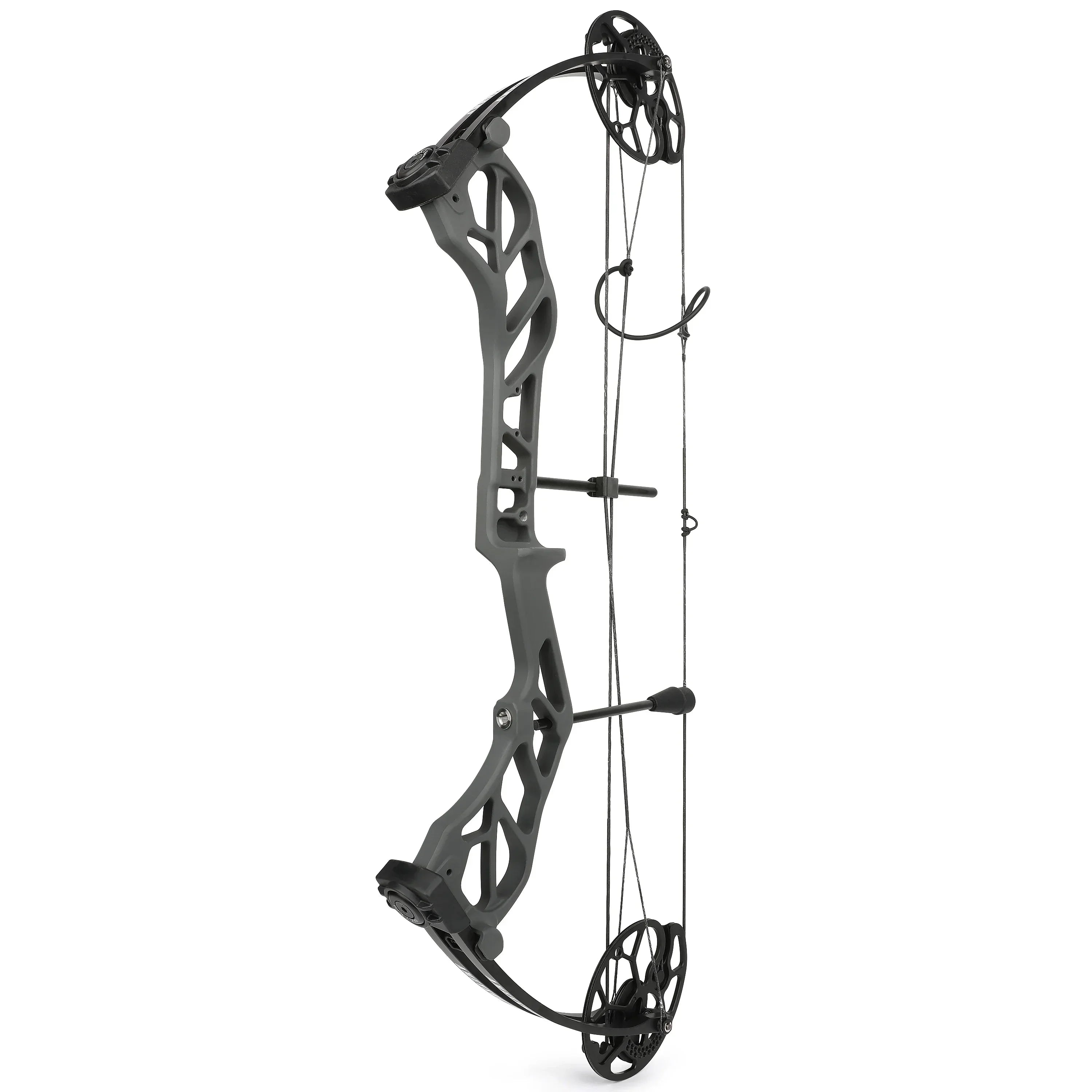 19-70Lbs Compound Bow 320fps CNC Aluminum Alloy Bow Riser Dual Cam Archery Pulley Bow for Right Hand Shooting Hunting Target