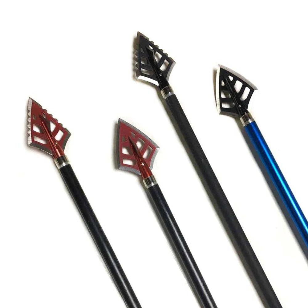 Archery Hunting Broadheads 4-blade Arrow Heads 125 Grain Broadheads