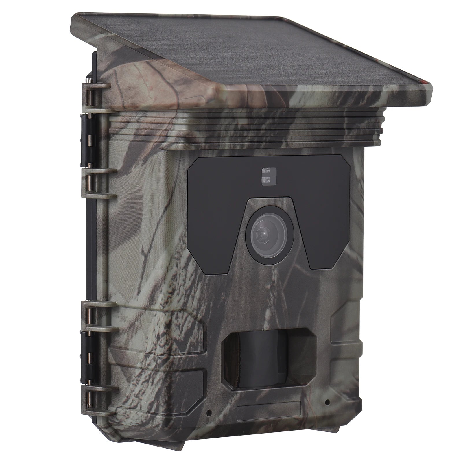 Solar Powered Night Vision Trail Camera 50MP 4K Hunting Cameras 0.3s Trigger Time for Wildlife Monitoring Hunting