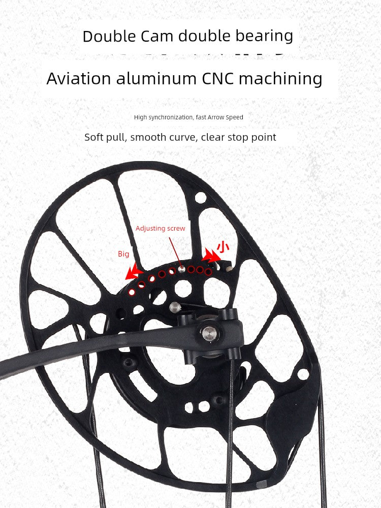 Carbon Invasion Cam Bow Professional Shooting Quasi Archery Outdoor Carbon Fiber Pulley Bow Powerful Archery Carbon Suspension Bow Arrow