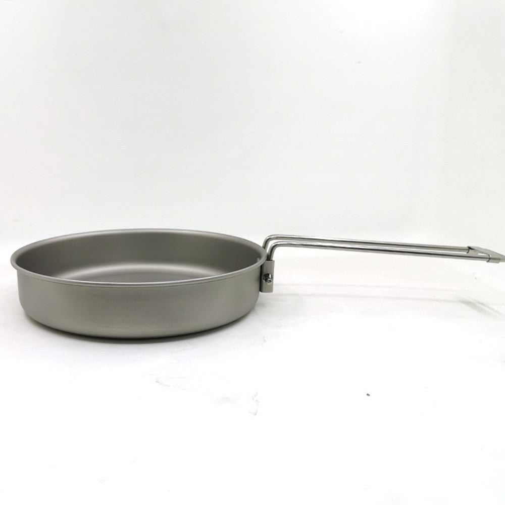 HPG TitaniumTrail Folding Camping Pot Set: Pure Titanium Perfection