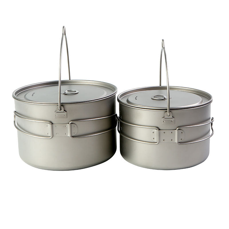 HPG CampEase Foldable Long/Short Handle Camping Pot