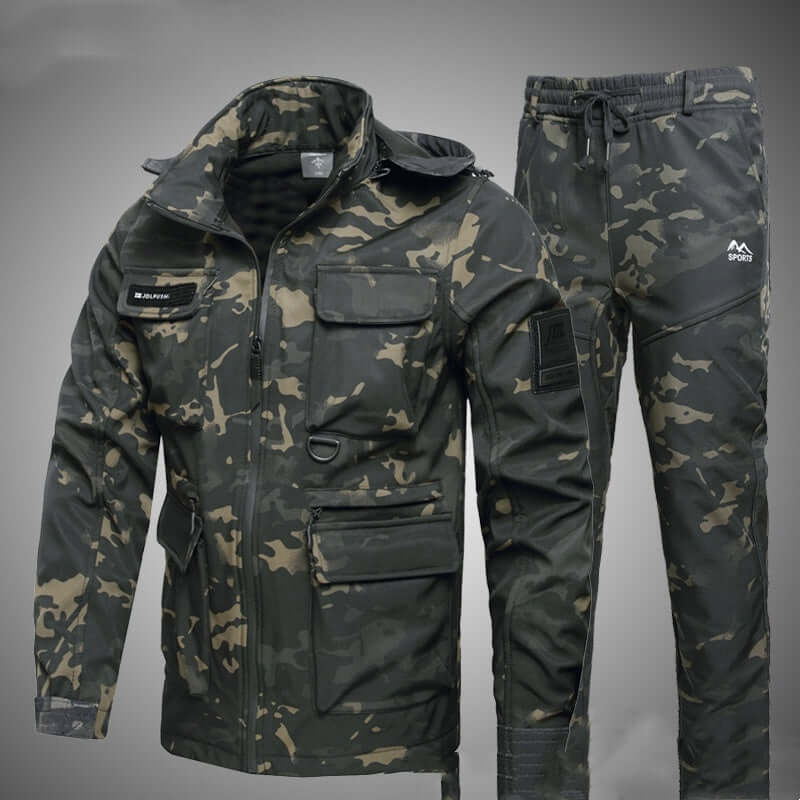 Men's Fleece-Lined Waterproof Work Suit
