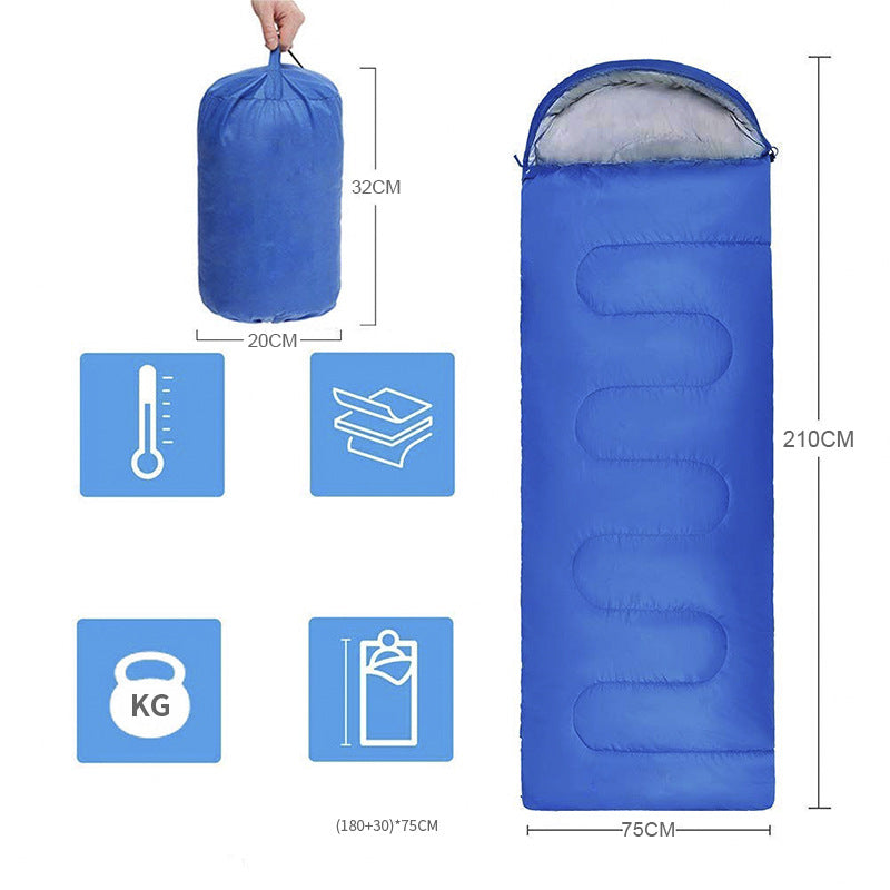 HPG WinterShield Envelope Camping Thick Cotton Sleeping Bag