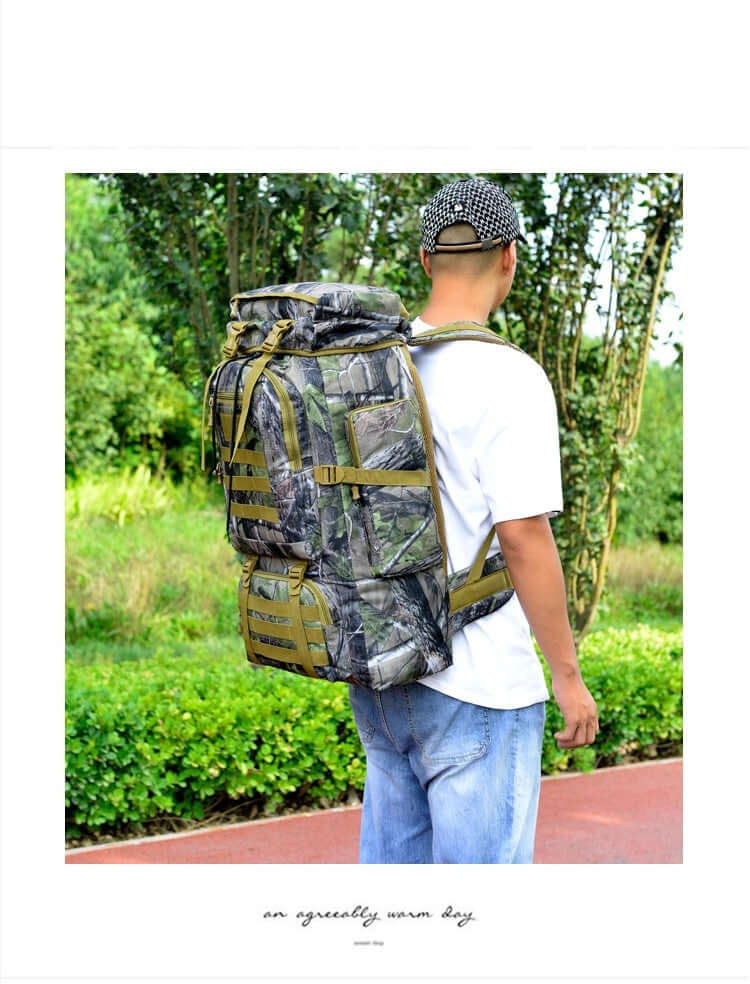 Camouflage Outdoor Mountaineering Backpack