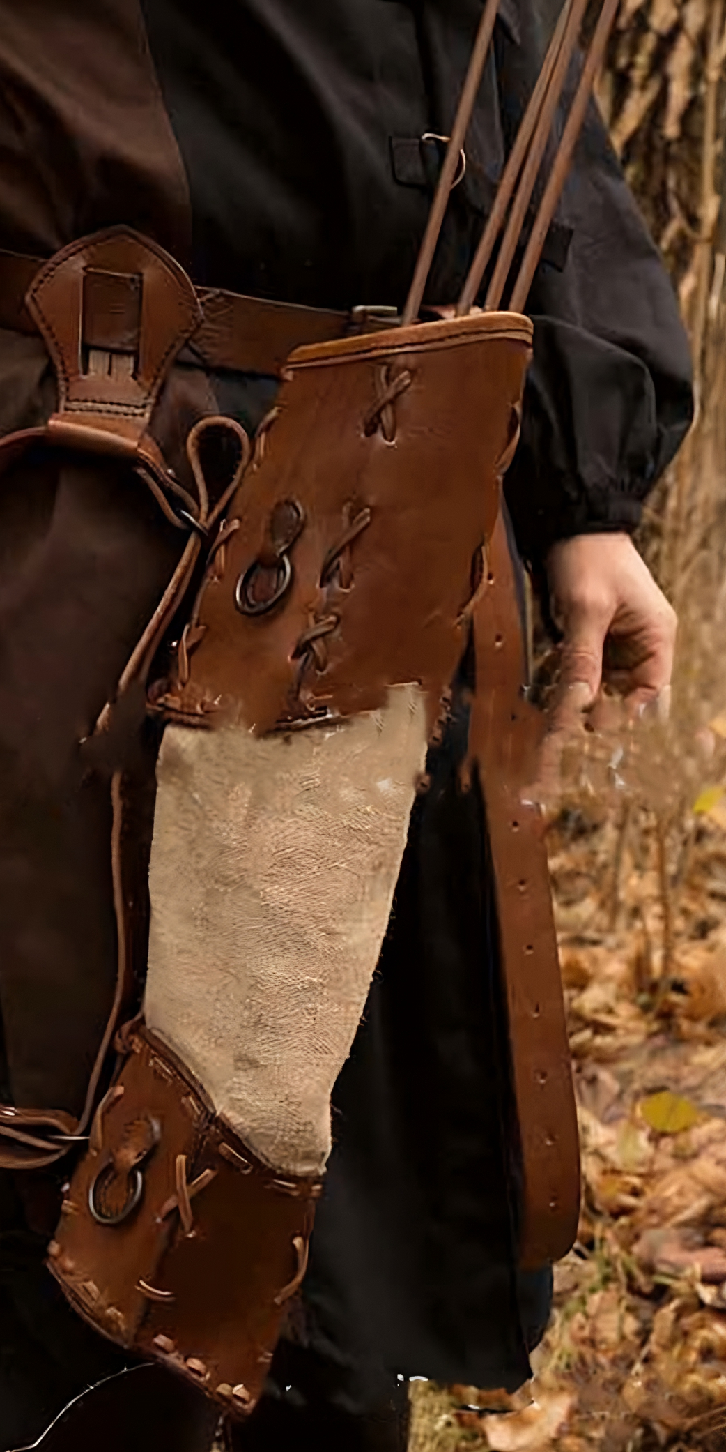 Hand Stitched Leather Quiver for Arrows