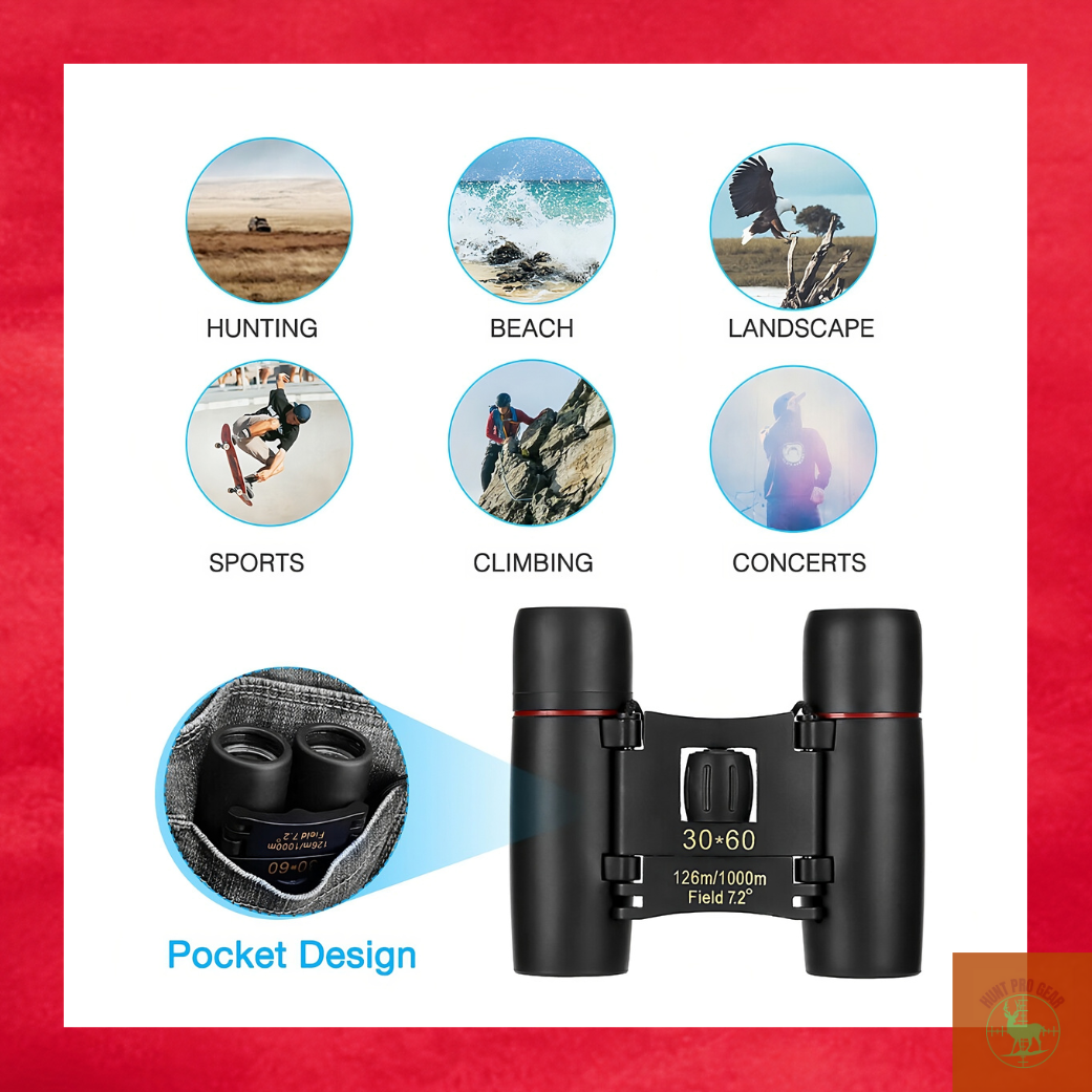 VisionXplore30 Compact Day/Night Zoom Binoculars