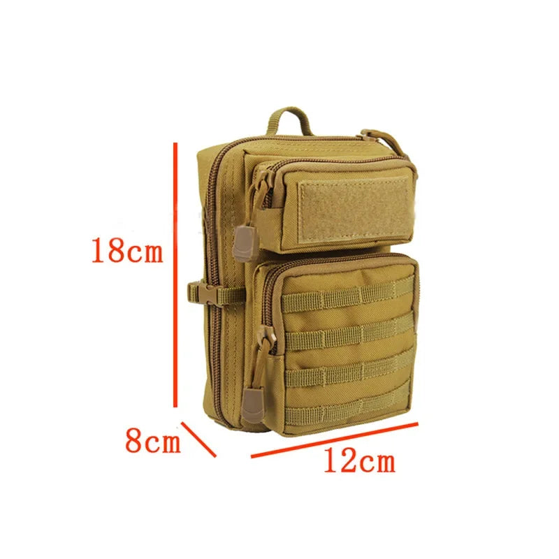 Multifunction Tactical Pouch Hip Waist Bag Wallet Phone Case Pack