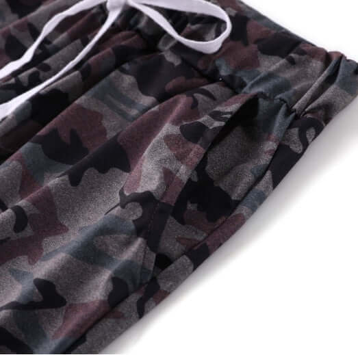 Women's camouflage casual trousers