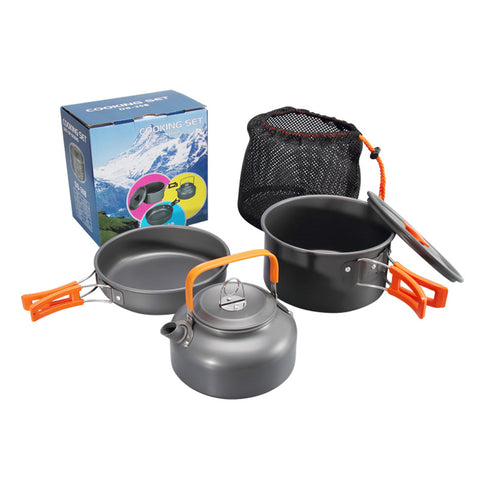 HPG AlumaCook 2-3 Person Pot Combo Camping Cookware Set